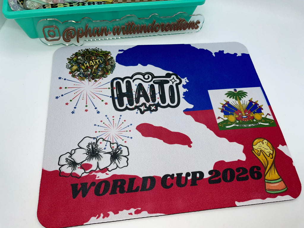 Custom “Haiti” mouse pad