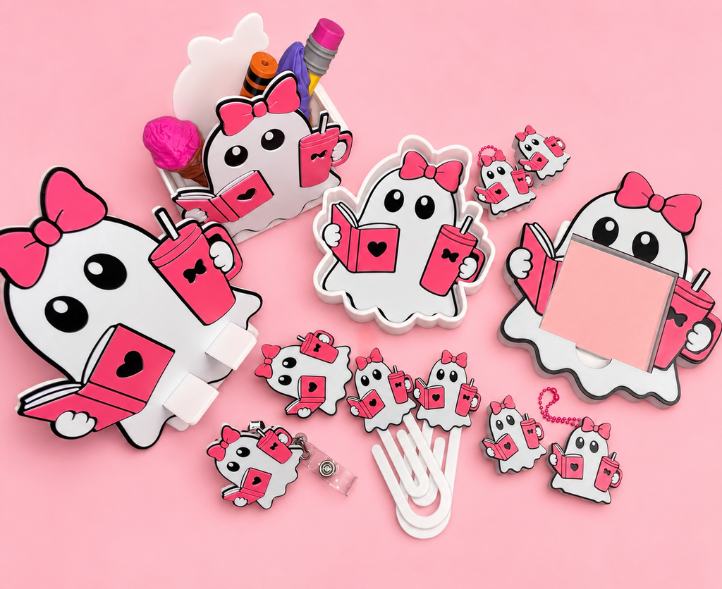 Cute ghost sticky note holder