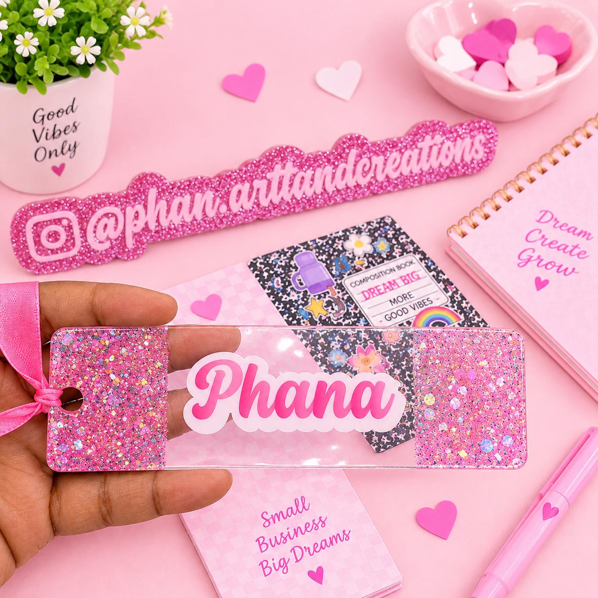 Custom Acrylic Bookmark.
