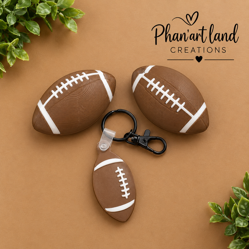 30oz football lid topper