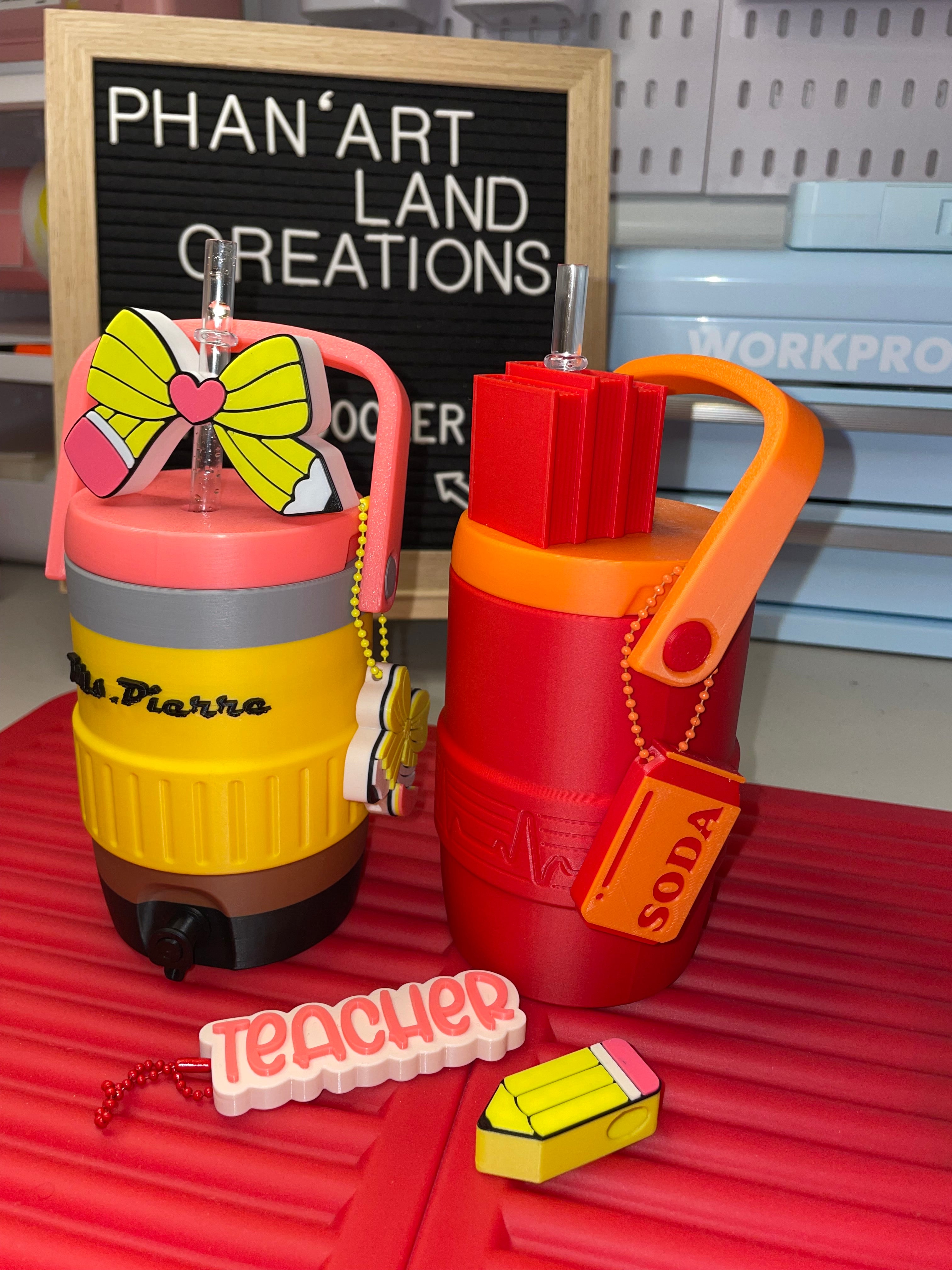 12oz cooler can holder (Pencil theme)