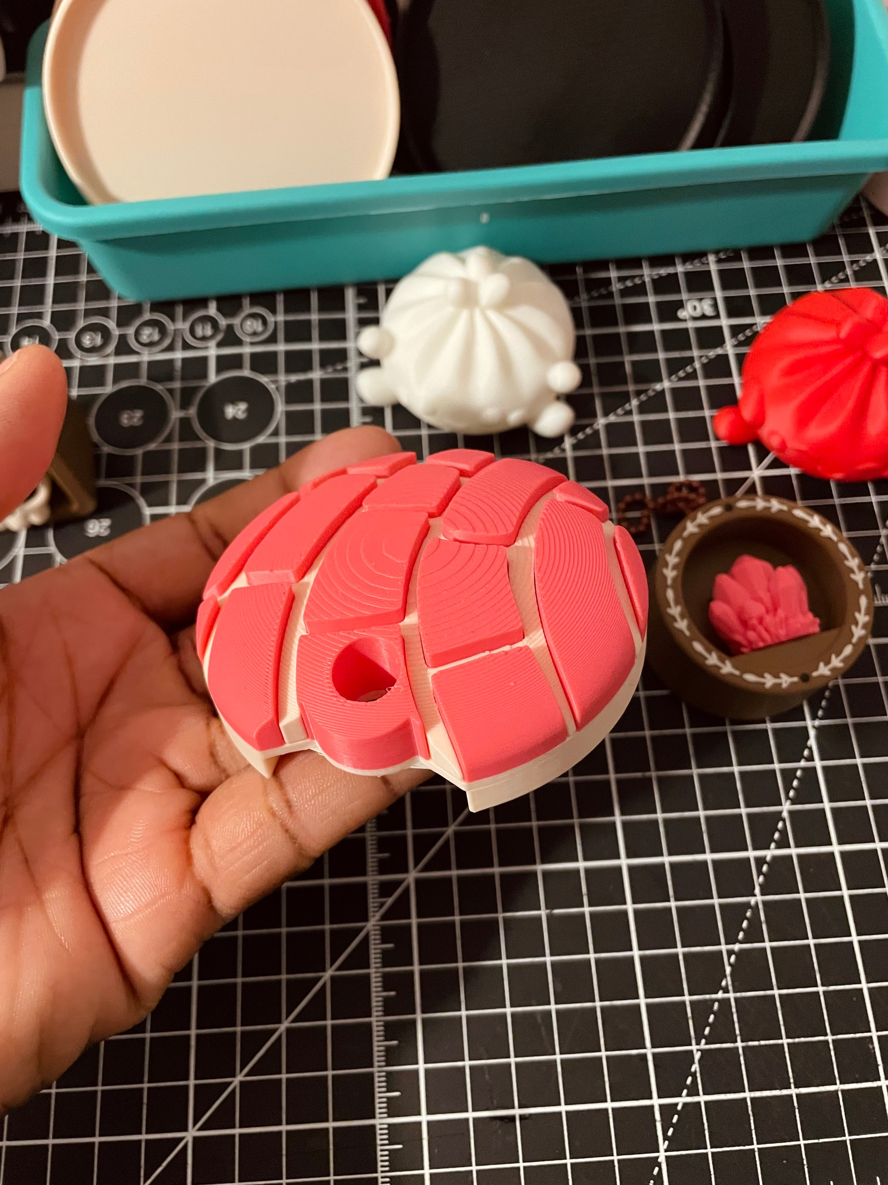 40oz concha lid topper