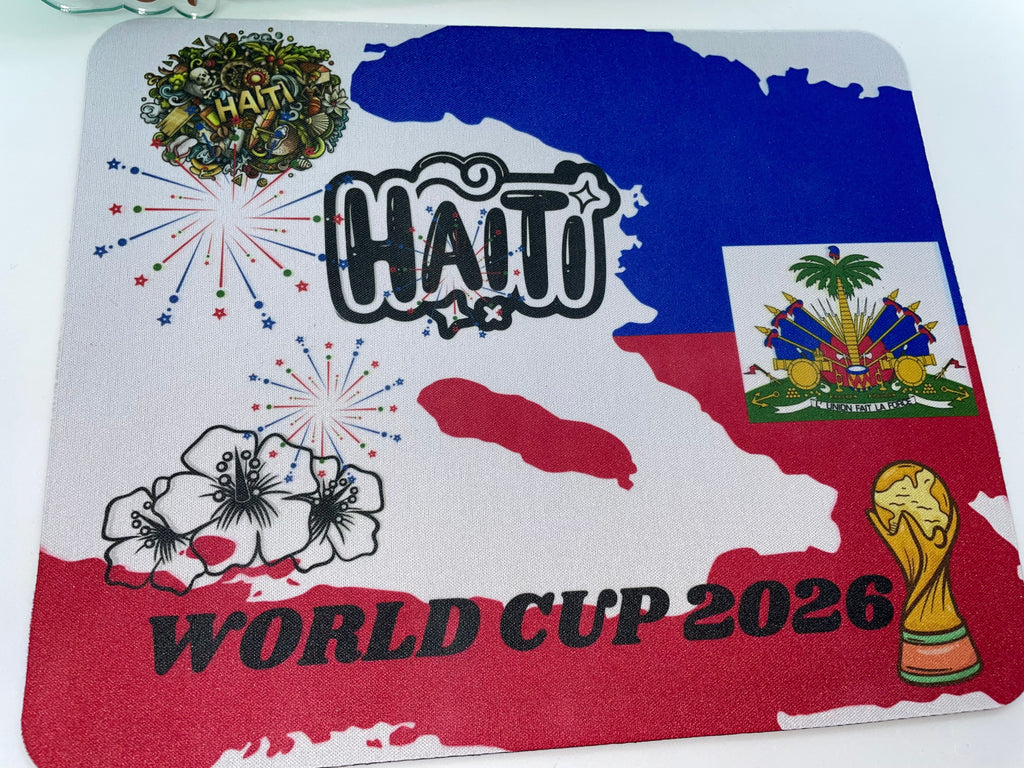 Custom “Haiti” mouse pad