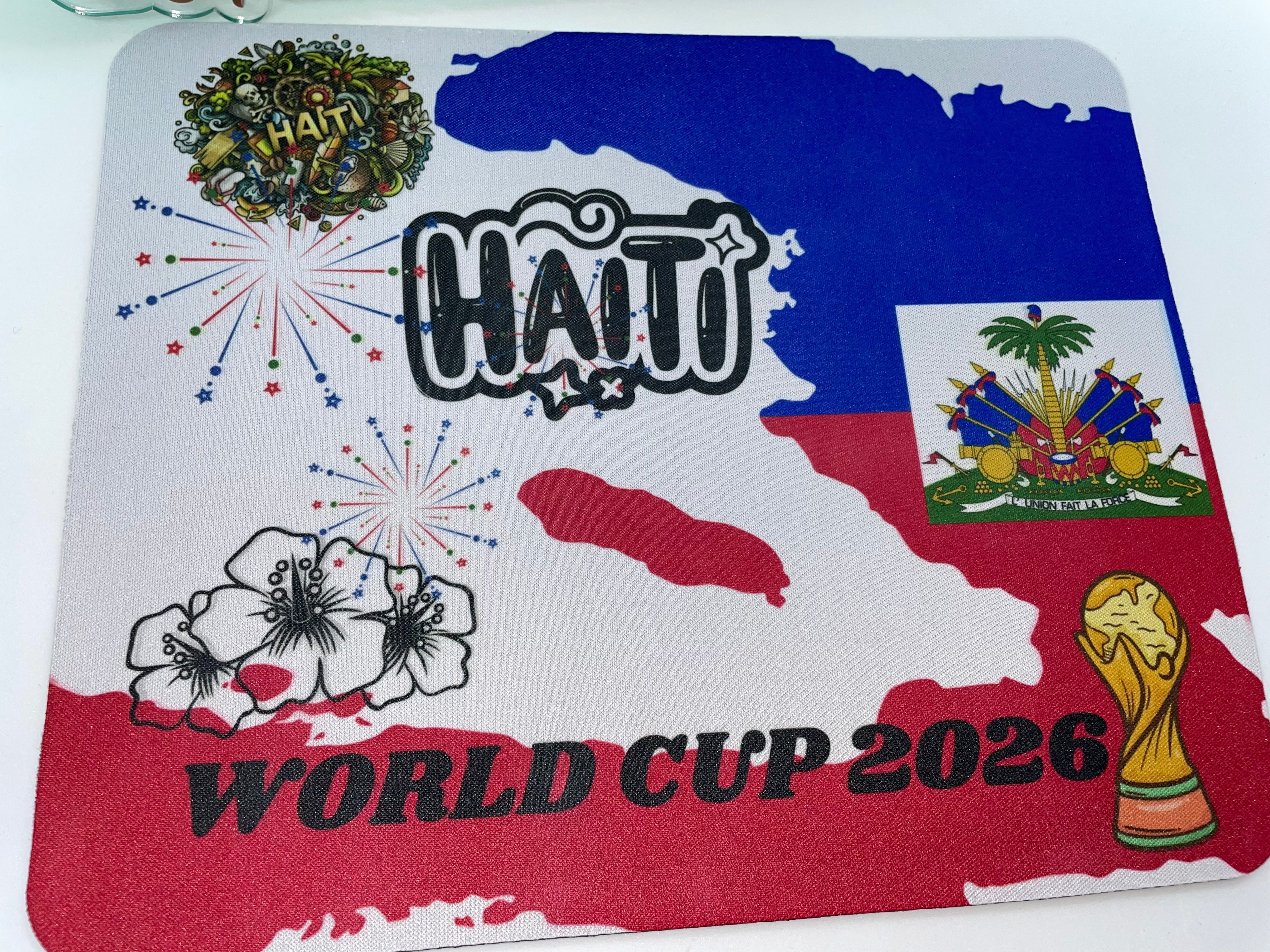 Custom “Haiti” mouse pad