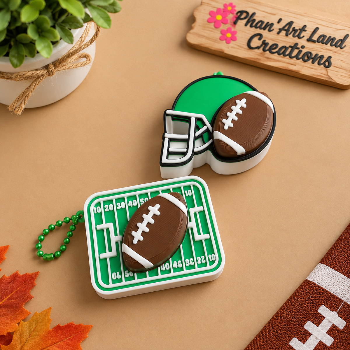Football helmet clicker