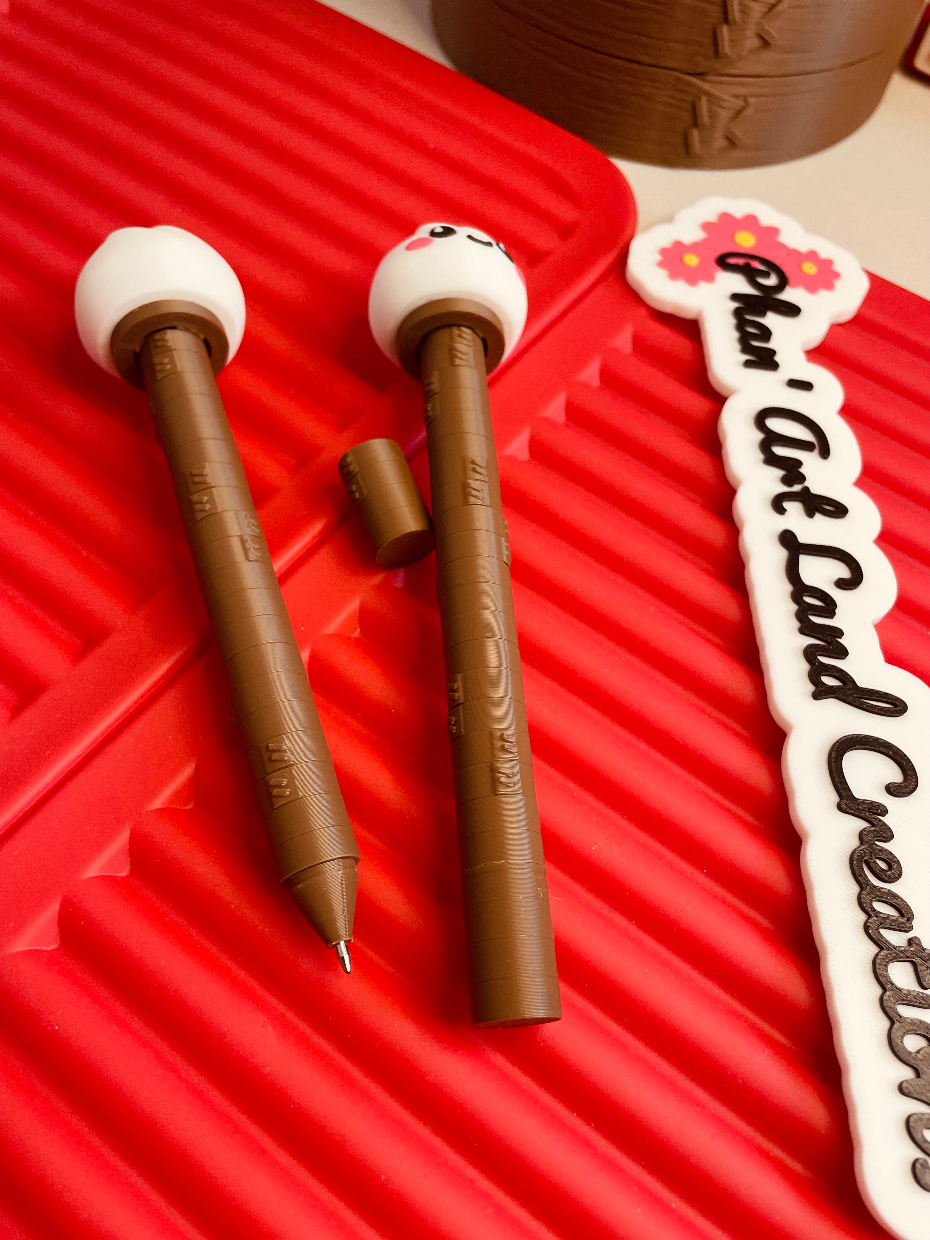 Dumpling clicker pen