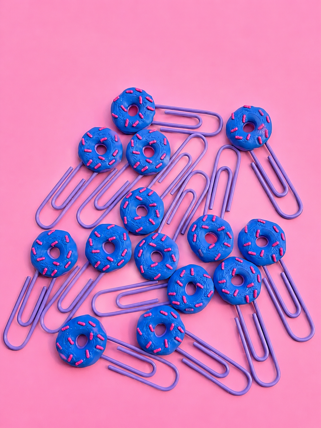Small donut paperclips