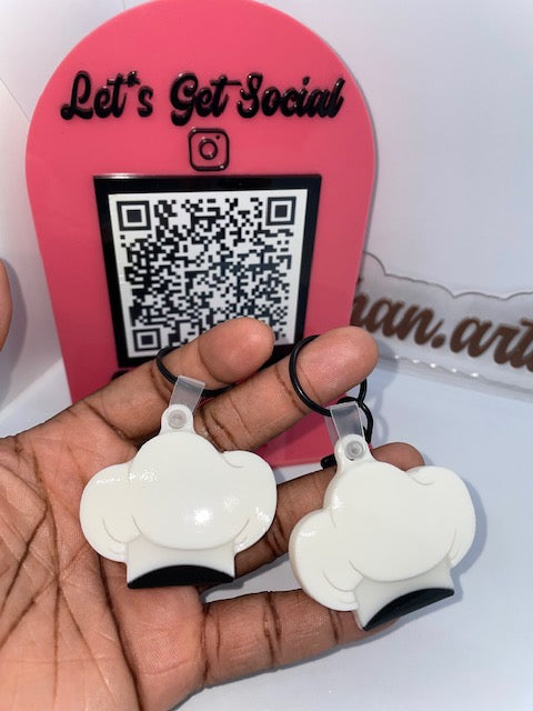 Chef Hat NFC keychain