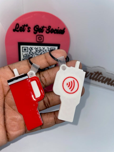 Tumbler NFC Keychain