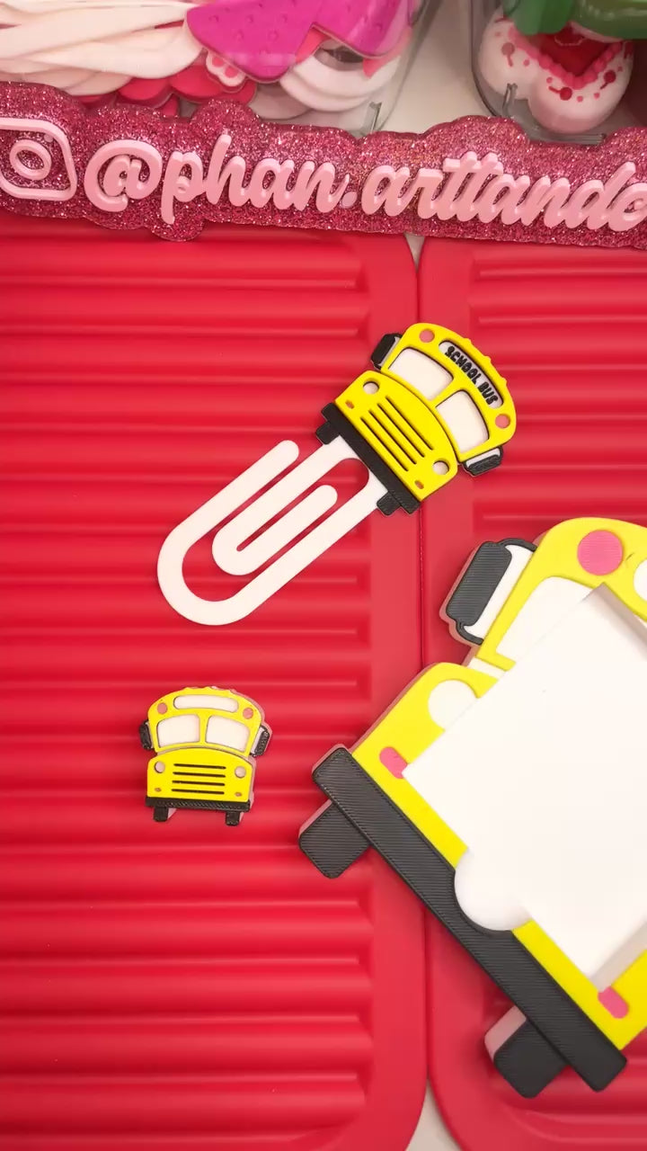 School bus paperclip